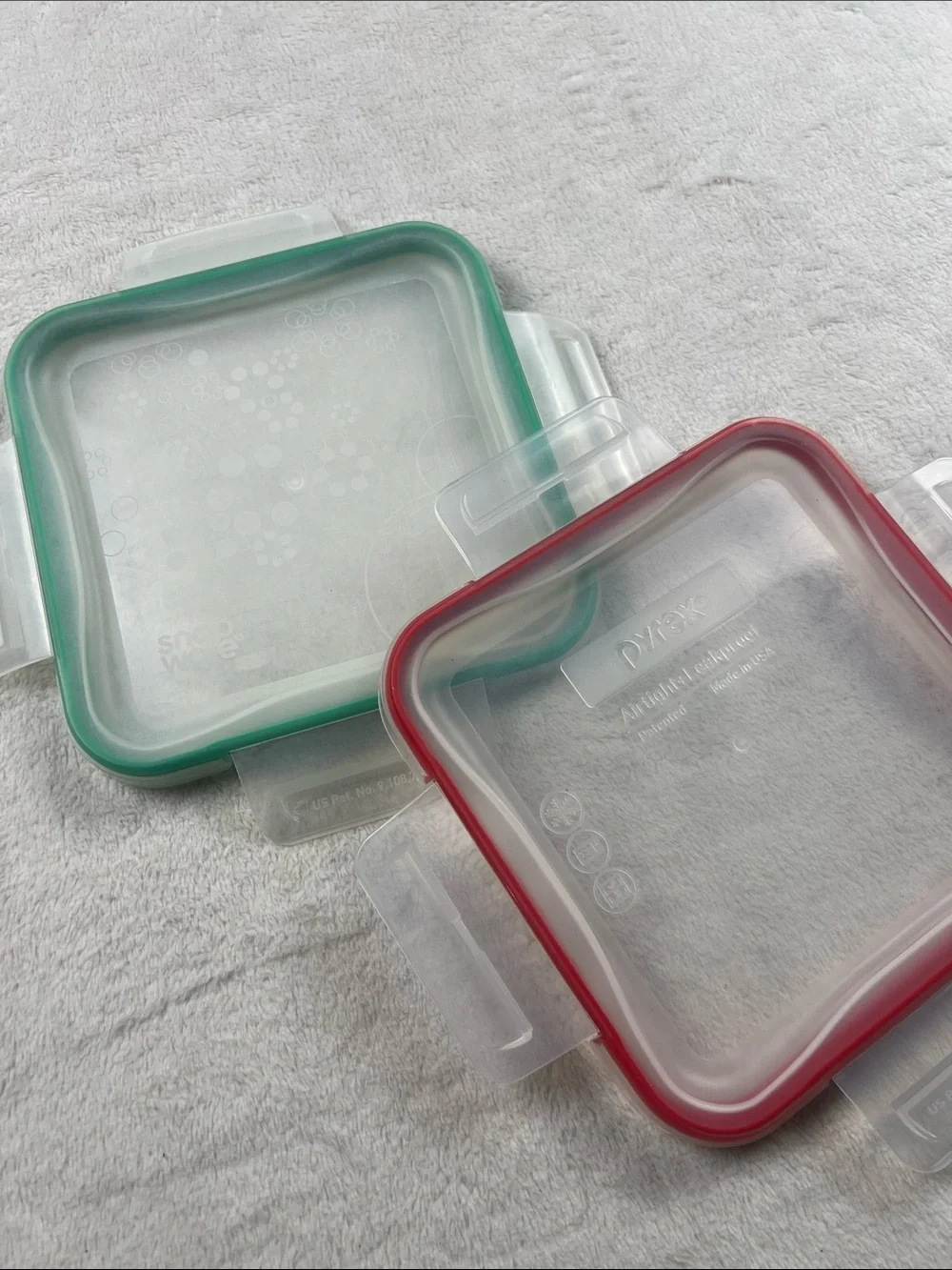 SnapWare Lid replacement for 4 cups square - Compatible Pyrex glass container